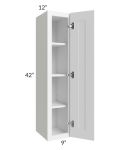 Pearl White 09x42 Wall Cabinet