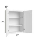 Pearl White 24x30 Wall Cabinet