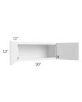 Pearl White 30x12 Wall Cabinet