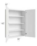 Pearl White 30x42 Wall Cabinet
