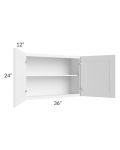 Pearl White 36x24 Wall Cabinet