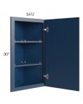 Portland Navy Blue 12x30 Angle Wall Cabinet
