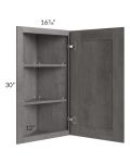 Providence Slate Grey 12x30 Angle Wall Cabinet