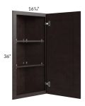 Brazilian Shaker 12x36 Angle Wall Cabinet