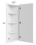 Portland White 12x42 Angle Wall Cabinet