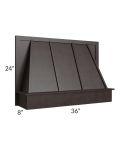 Brazilian Shaker 36" Wood Range Hood with