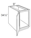 Vienna 9" Full Height Door Base Cabinet