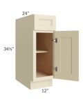 Casselton Ivory 12" Base Cabinet