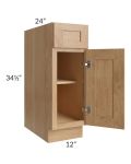 Midtown Timber Shaker 12" Base Cabinet
