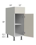 Milan Beige Matte 12" Base Cabinet