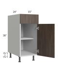 Milan Cafe 15" Base Cabinet