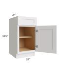 Midtown Cloud Shaker 18" Base Cabinet
