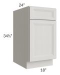 Salem Light Grey 18" Base Cabinet
