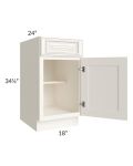 Signature Vanilla Glaze 18" Base Cabinet