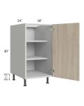 Milan Natural 18" Full Height Door Base Cabinet