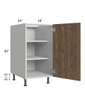 Milan Pecan 18" Full Height Door Base Cabinet