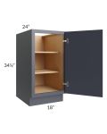Vienna Indigo 18" Full Height Door Base Cabinet