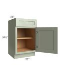 Midtown Pistachio Green Shaker 21" Base Cabinet