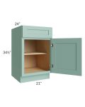 Midtown Mint Green Shaker 21" Base Cabinet