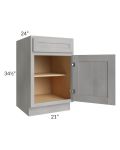 Gramercy Grey Mist 21" Base Cabinet