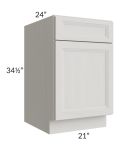 Salem Light Grey 21" Base Cabinet