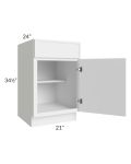 Portland White 21" Base Cabinet