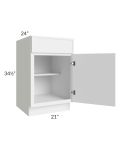 Portland White 21" Base Cabinet