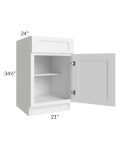 Providence White 21" Base Cabinet