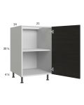 Euro Cafe 21" Full Height Door Base Cabinet