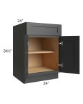Midtown Black Shaker 24" Base Cabinet