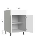 Milan White Matte 24" Base Cabinet