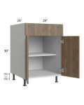 Milan Pecan 24" Base Cabinet