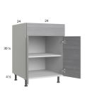 Euro Grey 24" Base Cabinet