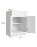 Dakota White 24" Base Cabinet