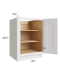 Tuscan Cloud 24" Full Height Door Base Cabinet
