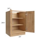 Midtown Timber Shaker 24" Full Height Door Base Cabinet