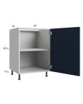 Harbor Navy 24" Full Height Door Base Cabinet with 1 door