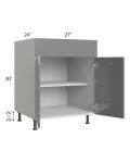Milan Grey Gloss 27" Base Cabinet