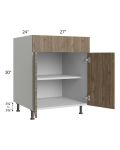 Milan Pecan 27" Base Cabinet