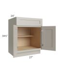 Stratton Light Grey Shaker 27" Base Cabinet