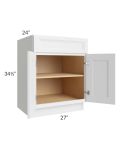 Bayville White 27" Base Cabinet