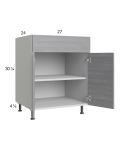 Euro Grey 27" Base Cabinet