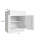 Providence White 27" Base Cabinet