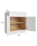 Midtown Cloud Shaker 30" Base Cabinet