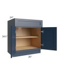 Midtown Blue Shaker 30" Base Cabinet