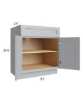 Asheville Grey Shaker 30" Base Cabinet