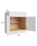 Palisades White 30" Base Cabinet 