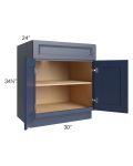 Bayville Blue 30" Base Cabinet