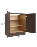 Vienna Kona Brown 30" Full Height Door Base Cabinet