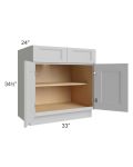 Tuscan Painted Grey 33" Base Cabinet